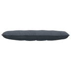Cuscino per Schiena Grigio scuro 140 x 50 cm Tessuto in Cords