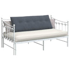 Cuscino per Schiena Grigio scuro 140 x 50 cm Tessuto in Cords