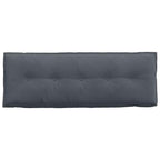 Cuscino per Schiena Grigio scuro 140 x 50 cm Tessuto in Cords