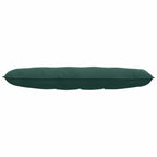 Cuscino per Schiena Verde Scuro 140 x 50 cm Tessuto in Cords