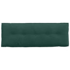 Cuscino per Schiena Verde Scuro 140 x 50 cm Tessuto in Cords