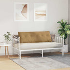 Cuscino per Schiena Marrone 140 x 50 cm Tessuto in Cords
