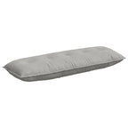 Cuscino per Schiena Grigio chiaro 140 x 50 cm