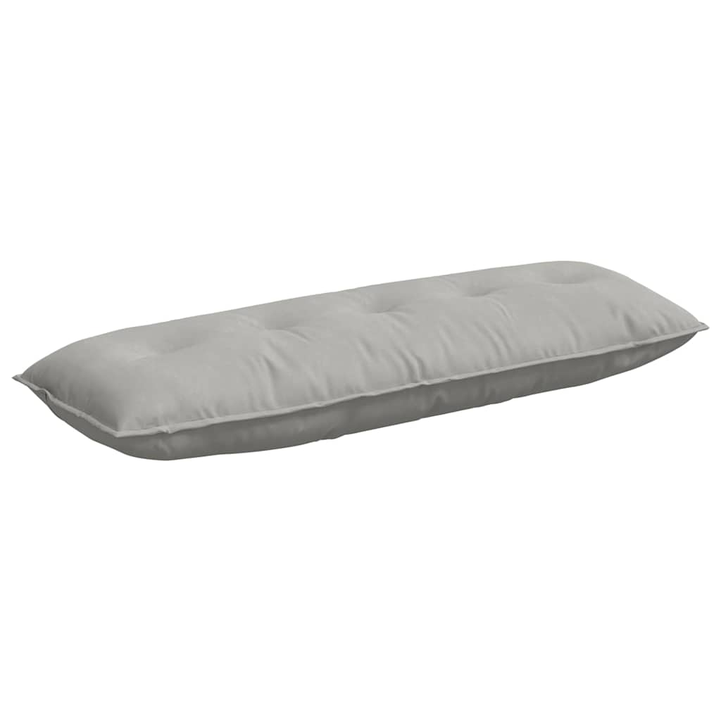 Cuscino per Schiena Grigio chiaro 140 x 50 cm