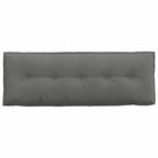 Cuscino per Schiena Grigio scuro 140 x 50 cm