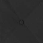 Cuscino per Schiena Nero 140 x 50 cm Tessuto in Microfibra