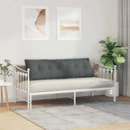 Cuscino per Schiena Grigio scuro 160 x 19 x 50 cm Tessuto