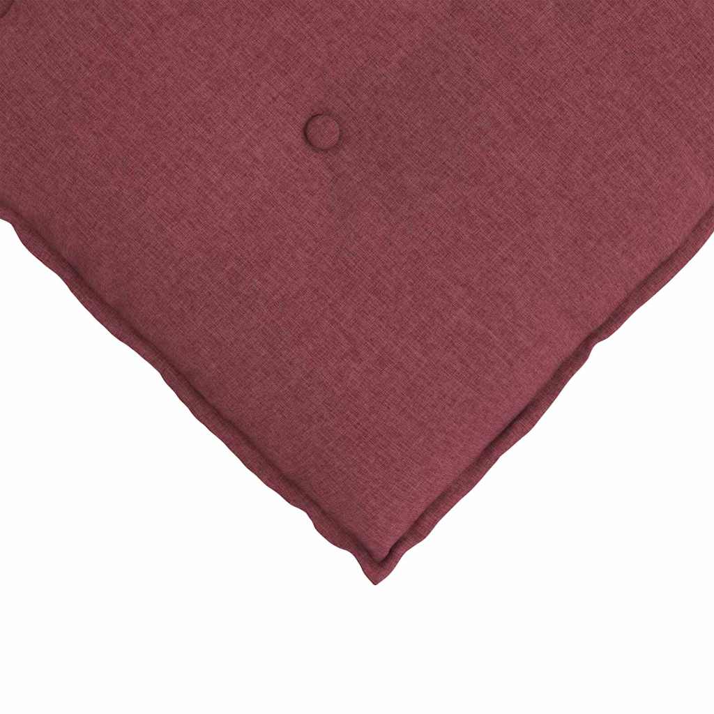 Cuscino per Schiena Rosso Vino 160 x 19 x 50 cm Tessuto