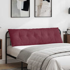 Cuscino per Schiena Rosso Vino 160 x 19 x 50 cm Tessuto