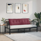 Cuscino per Schiena Rosso Vino 160 x 19 x 50 cm Tessuto