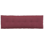 Cuscino per Schiena Rosso Vino 160 x 19 x 50 cm Tessuto