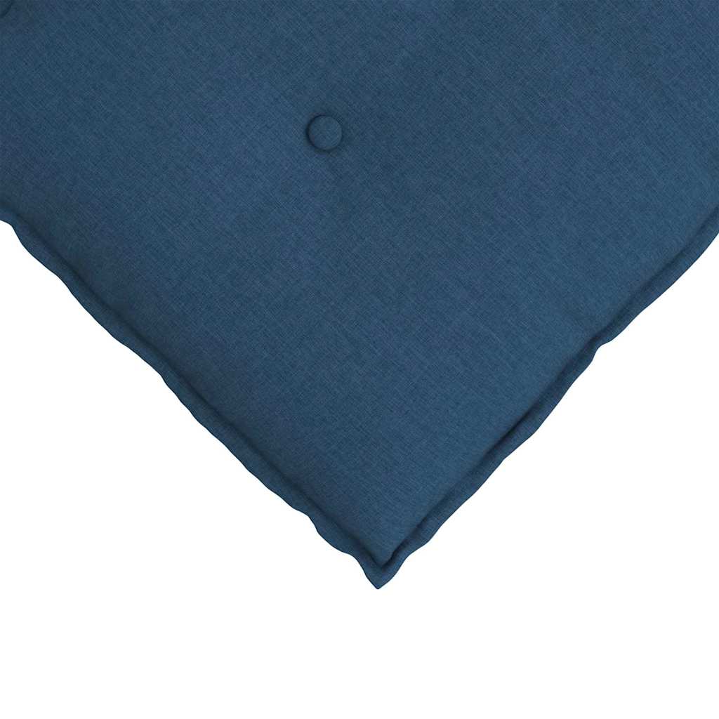 Cuscino per Schiena Blu 160 x 19 x 50 cm Tessuto