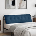 Cuscino per Schiena Blu 160 x 19 x 50 cm Tessuto