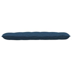 Cuscino per Schiena Blu 160 x 19 x 50 cm Tessuto