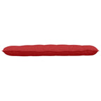 Cuscino per Schiena Rosso 160 x 19 x 50 cm Tessuto