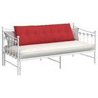 Cuscino per Schiena Rosso 160 x 19 x 50 cm Tessuto