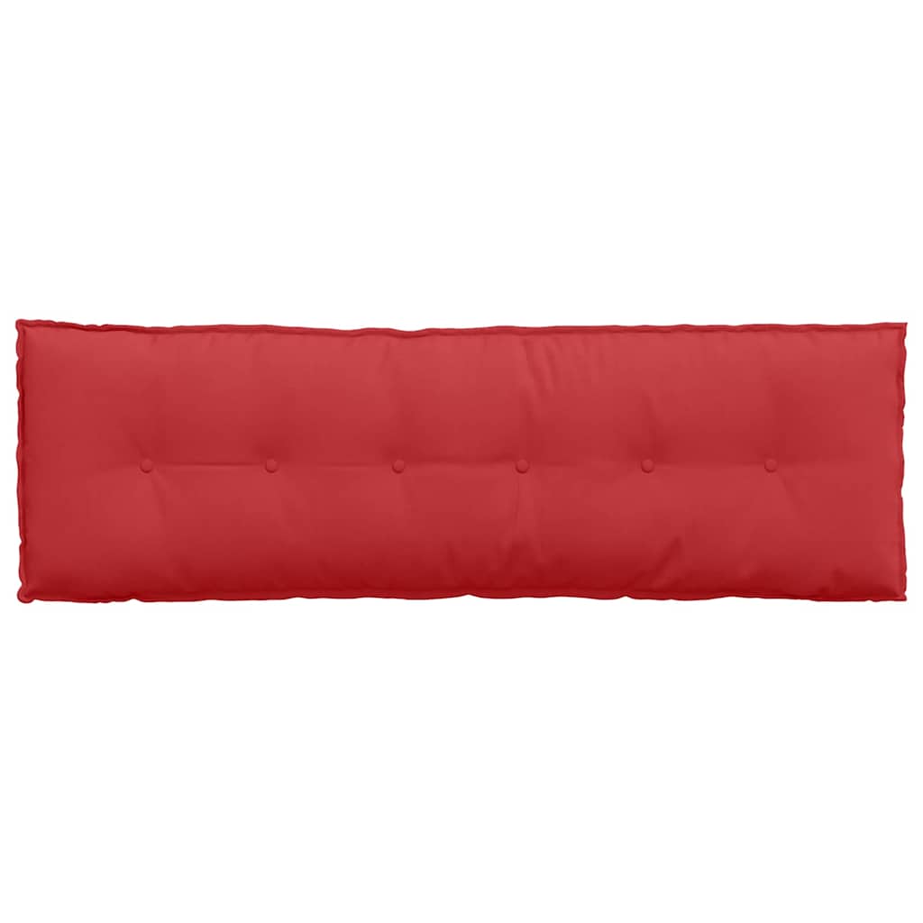 Cuscino per Schiena Rosso 160 x 19 x 50 cm Tessuto