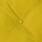 Cuscino per Schiena Giallo 160 x 50 cm Tessuto in Cords