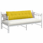 Cuscino per Schiena Giallo 160 x 50 cm Tessuto in Cords