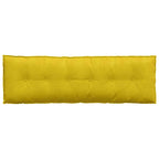 Cuscino per Schiena Giallo 160 x 50 cm Tessuto in Cords