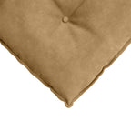 Cuscino per Schiena Marrone 160 x 50 cm Tessuto in Cords