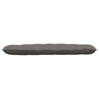Cuscino per Schiena Grigio chiaro 160 x 50 cm Tessuto in Cords