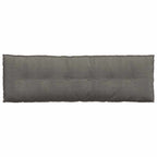 Cuscino per Schiena Grigio chiaro 160 x 50 cm Tessuto in Cords
