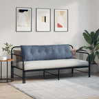 Cuscino per Schiena Blu 160 x 50 cm Tessuto in Cords