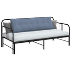 Cuscino per Schiena Blu 160 x 50 cm Tessuto in Cords