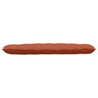 Cuscino per Schiena Rosso Arancio 160 x 50 cm Tessuto in Cords