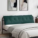 Cuscino per Schiena Verde Scuro 180 x 19 x 50 cm Tessuto