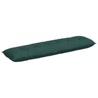 Cuscino per Schiena Verde Scuro 180 x 19 x 50 cm Tessuto