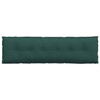 Cuscino per Schiena Verde Scuro 180 x 19 x 50 cm Tessuto