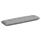 Cuscino per Schiena Grigio Nuvola 180 x 19 x 50 cm Tessuto