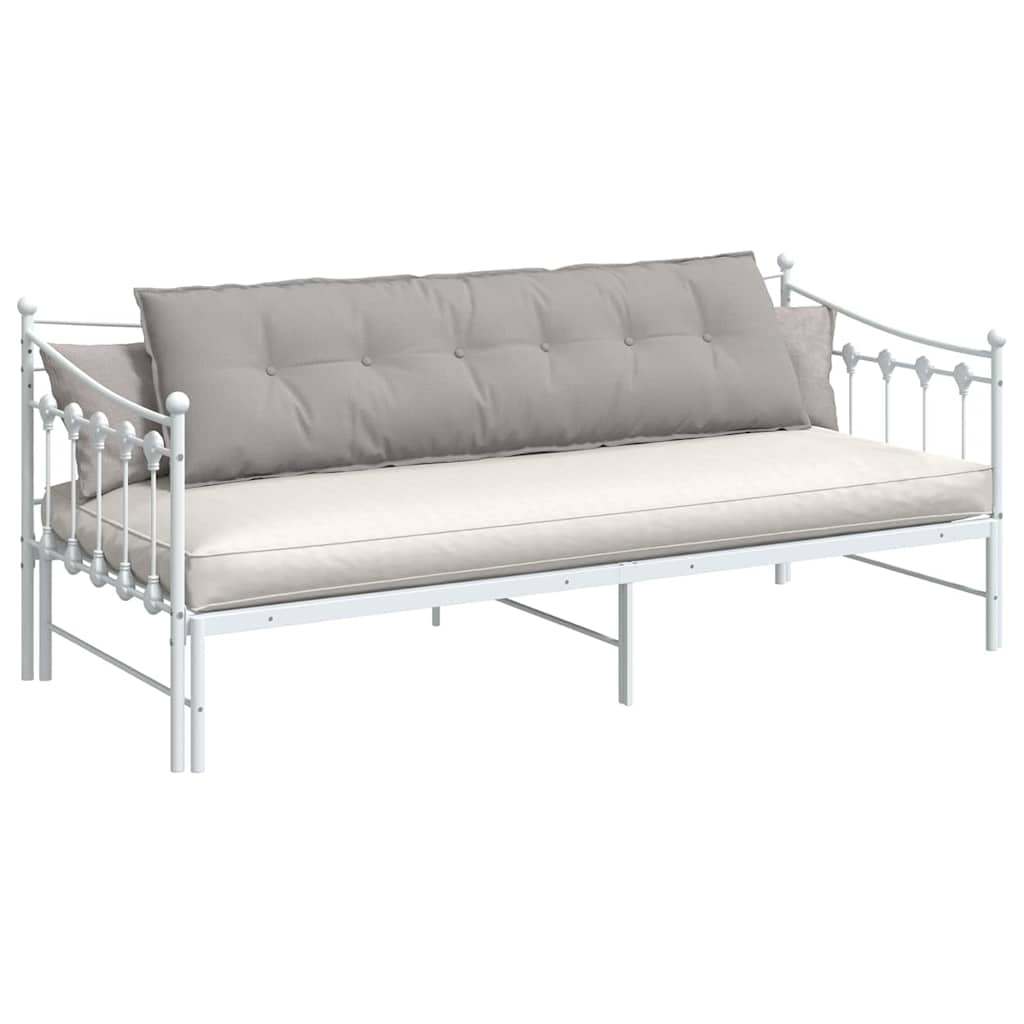 Cuscino per Schiena Grigio Nuvola 180 x 19 x 50 cm Tessuto