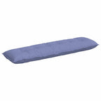 Cuscino per Schiena Blu jeans 180 x 19 x 50 cm Tessuto