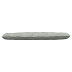 Cuscino per Schiena Grigio chiaro 180 x 50 cm Tessuto in Cords