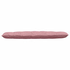Cuscino per Schiena Rosa 180 x 50 cm Tessuto in Cords