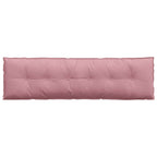 Cuscino per Schiena Rosa 180 x 50 cm Tessuto in Cords