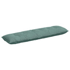 Cuscino per Schiena Verde Mare 180 x 50 cm Tessuto in Cords