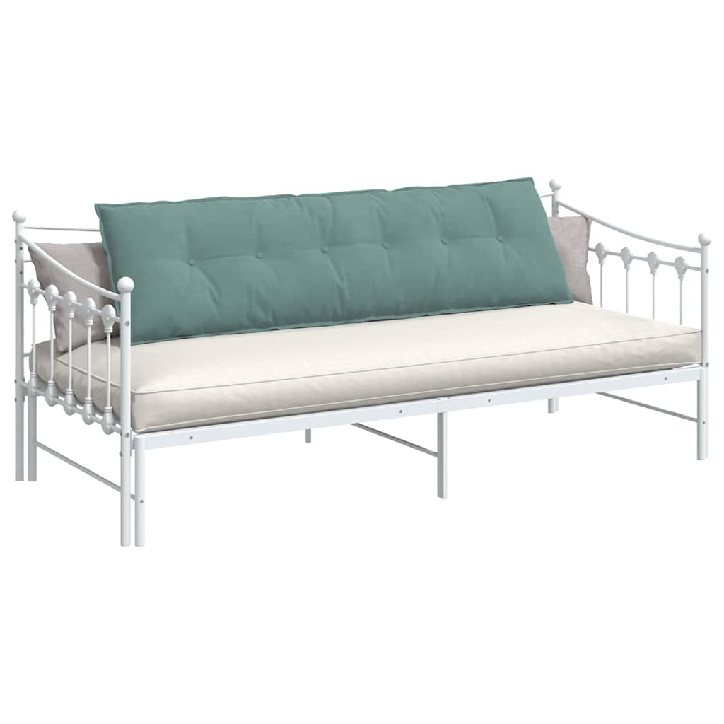 Cuscino per Schiena Verde Mare 180 x 50 cm Tessuto in Cords