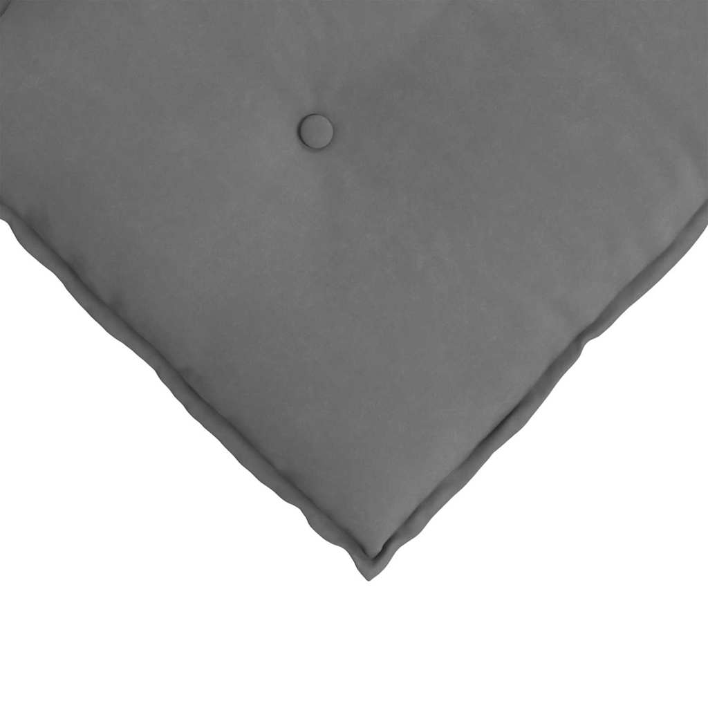 Cuscino per Schiena Grigio scuro 180 x 50 cm