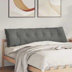 Cuscino per Schiena Grigio scuro 180 x 50 cm