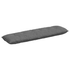Cuscino per Schiena Grigio scuro 180 x 50 cm