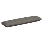Cuscino per Schiena Grigio chiaro 180 x 50 cm Tessuto in Cords