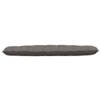 Cuscino per Schiena Grigio chiaro 180 x 50 cm Tessuto in Cords