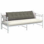 Cuscino per Schiena Grigio chiaro 180 x 50 cm Tessuto in Cords