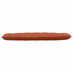 Cuscino per Schiena Rosso Arancio 180 x 50 cm Tessuto in Cords
