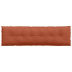 Cuscino per Schiena Rosso Arancio 180 x 50 cm Tessuto in Cords