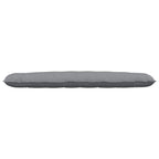 Cuscino per Schiena Grigio chiaro 200 x 19 x 50 cm Tessuto